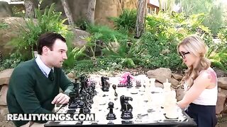 Nerdy teen Kali Roses gets punished outdoors by Reality Kings