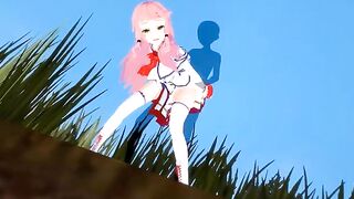 Hentai with Flare Arlgrande getting fucked for the first time