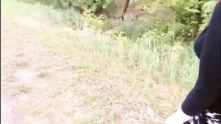 A girl is fucking with the first guy in a new city she meets