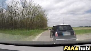 Unregistered driver Vera Wonder gets banged by a fake cop