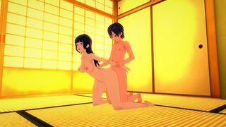 Hinata Hyuga gets fucked by classmate after school