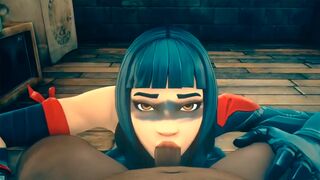 Skinny bitch compilation of Fortnite girls getting fucked hard