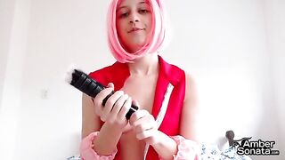 Sakura explains how to masturbate like a pro, straight from the Naruto world