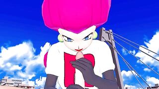 Jessie from Team Rocket fucks you in this anime POV scene