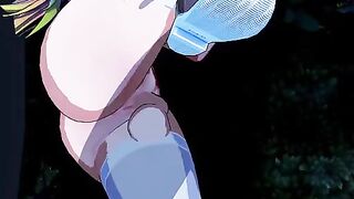 3D animation of Shura Kirigakure fucking like a pro