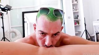 You have to eat her pussy and then fuck her with your huge cock