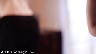 Masseuse Evelyn Claire oiled Lena Paul’s tits, pussy, and ass