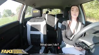 Fake driver's school instructor cheats with hot student in a car