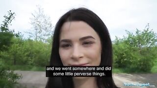 A pervert spies a babe taking a piss with his drone and fucks her pussy