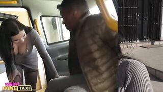 Big black cock for the hot female taxi driver Sofia Lee
