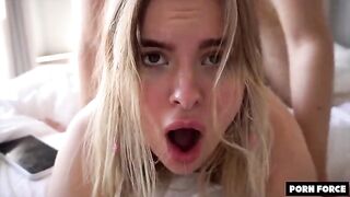 Submissive teen Miradavid gets her brains cummed on