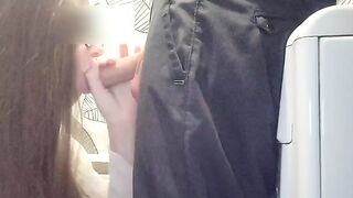 I didn't cheat on you, I just got my glasses cleaned by sucking cock!