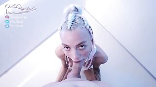 Petite teen Owl Crystal gets her ass banged hard