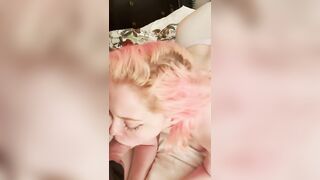My wife gave her husband a blowjob with a lot of saliva