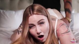 Gracie Squirts, a PAWG, gets her asshole railed and filled with BBC