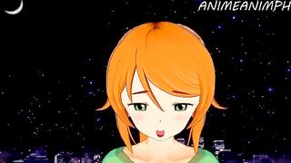 Hentai Minecraft with Alex getting fucked in every hole - Lovely Craft