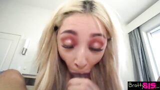 Step Sis "I love dick shaped things in her mouth"