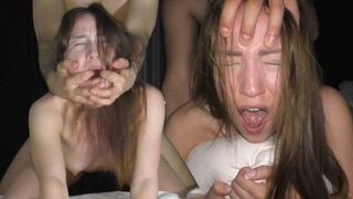 The cheerleader is punished for her naughty behavior in a rough session
