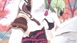 Kuki Shinobu gets fucked doggystyle in Genshin Impact