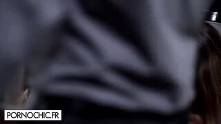 Submissive beauty Claire Castel gets fucked by Lana Rhoades in lingerie