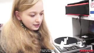 Cute girl came for a casting to earn some money fast