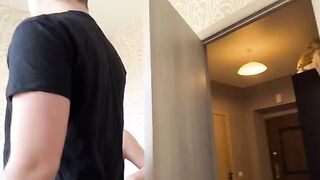 The girl came to rent a room and got intimate encounter