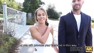 A husband watches as his wife gets fucked by a stranger for money