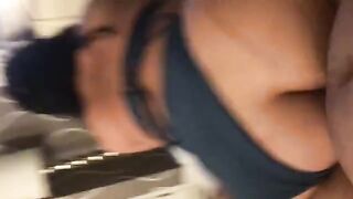 Asian big booty momma gets fucked in Miami beach
