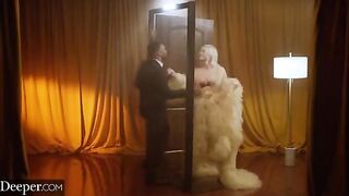 A stunning woman relives her past passionate encounter with intensity