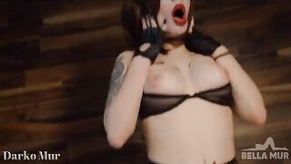 Babe Mad Moxxi fucked hard by a huge cock in her wet pussy