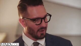 A beautiful and sexy fashion model inspires her designer in every way