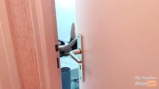 I Spy on My Stepsister as She Masturbates, then I Offered Her My Dick and She Accepted!