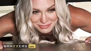 Her boyfriend helped Kenzie Taylor when she got stuck, in a steamy scene