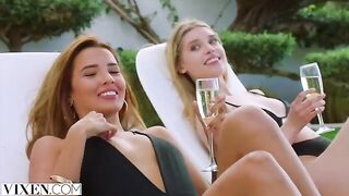 Four handed fuck for dream girls Agatha, Freya and Lika in stunning HD