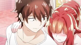 Redhead Tsundere with Small Tits gets fucked in missionary after a relaxing massage -
