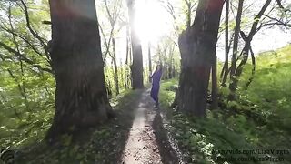 Public place blowjob and cum in mouth action with a stranger