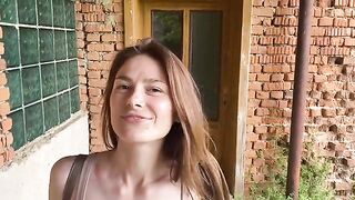 How I met my neighbor, a hot girl with a great body and big tits