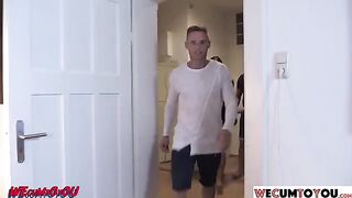A group sex party with strangers, full of excitement and passion
