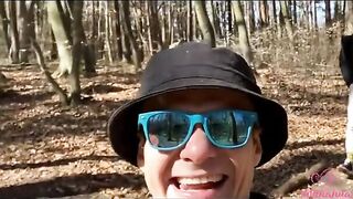 A day with Kleomodel ended with a group sex in the wood, as vlog shows