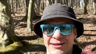 A day with Kleomodel ended with a group sex in the wood, as vlog shows
