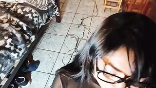 A hot model is getting fucked hard on camera