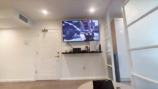 Babe doesn't let her boyfriend finish the game, she wants to play a different game