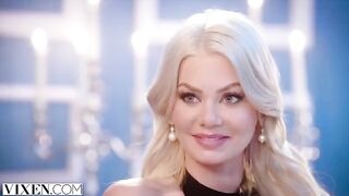 A stunning blonde, Riley Steel, gets an intense experience with her man