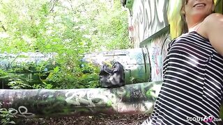 A German guy picked up a hot Turkish mature for a rough session