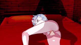 Beelzebub is fucking the hell out of this hot girl in a 3D hentai scene
