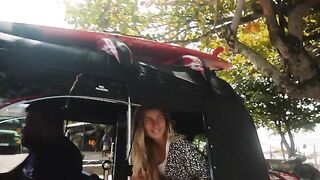 A couple has sex on the beach and reaches climax together