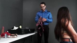 TSA agent found naughty toys in my bag and took me to his office