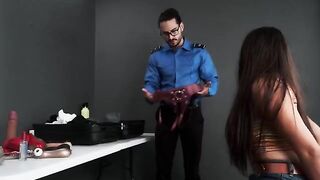TSA agent found naughty toys in my bag and took me to his office