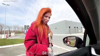 A guy pushed his cock in the mouth of a stranger in public space