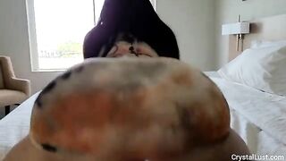 Latina IG model got fucked hard by her Papi in the hotel room